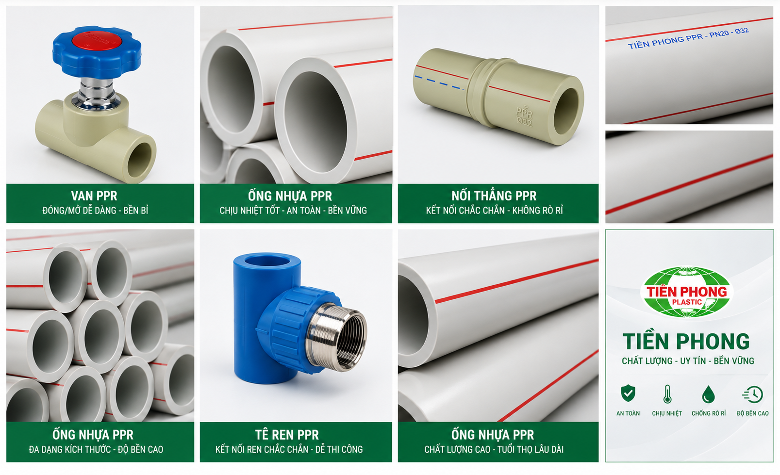 Ống nhựa PPR Tiền Phong